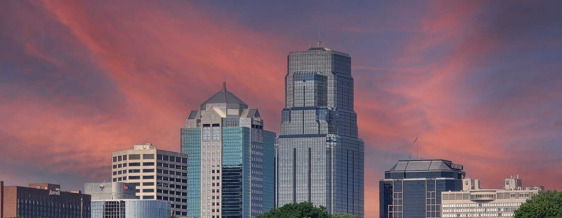 Kansas City Skyline from The Helm
